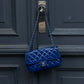 Chanel Classic flapbag i blå