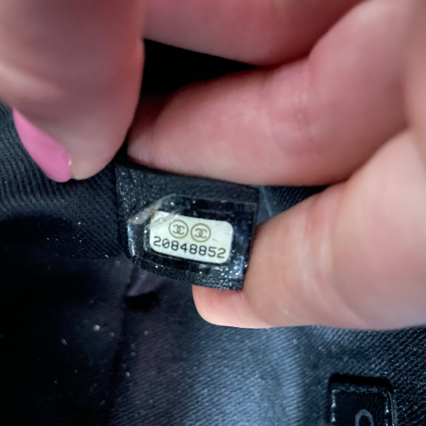 Chanel Classic flapbag i blå