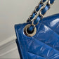 Chanel Classic flapbag i blå