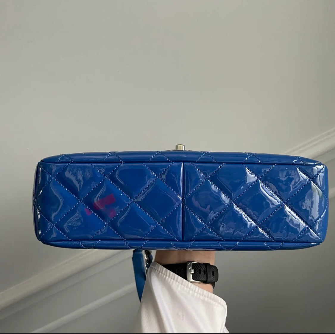 Chanel Classic flapbag i blå